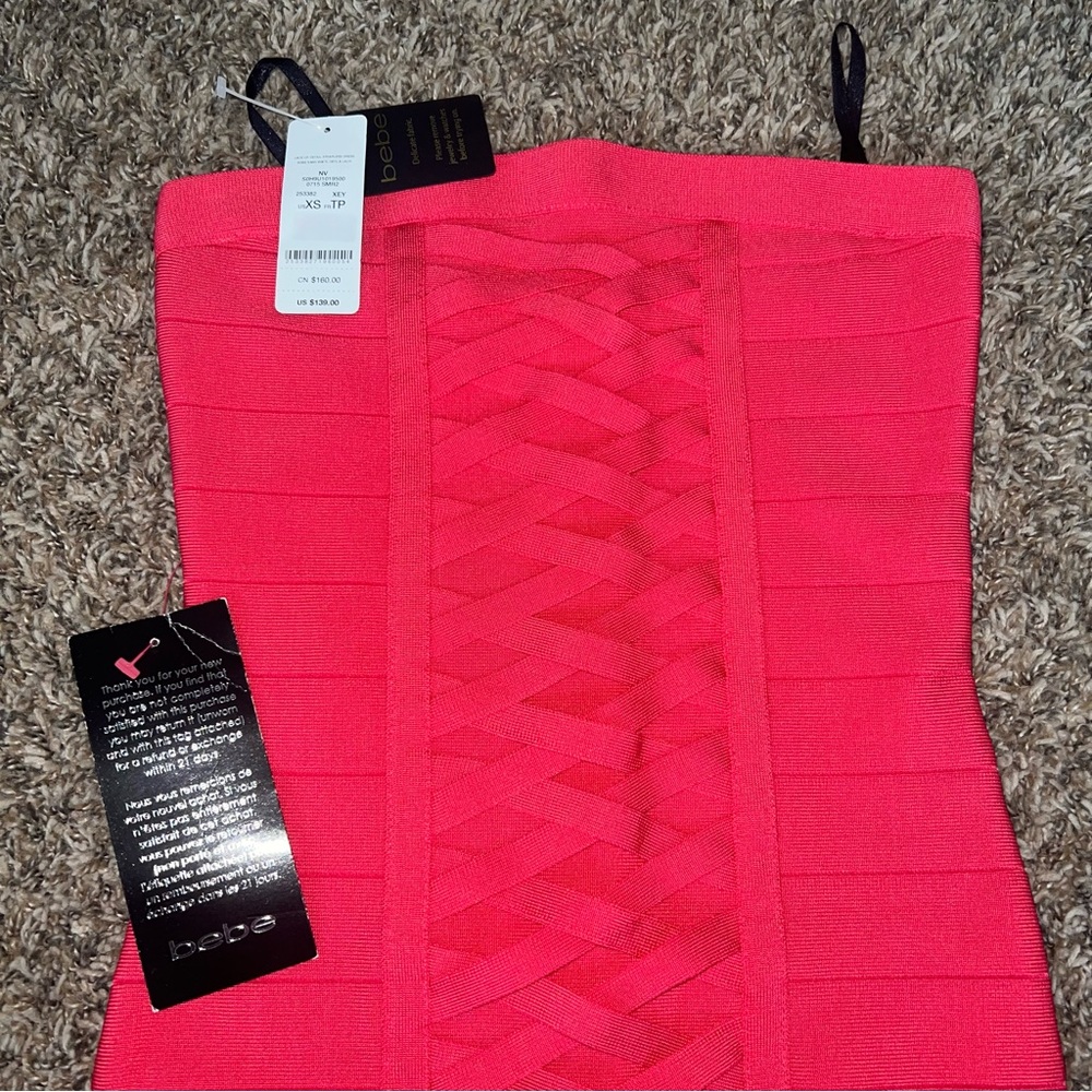 Pink Bebe BodyCon Dress